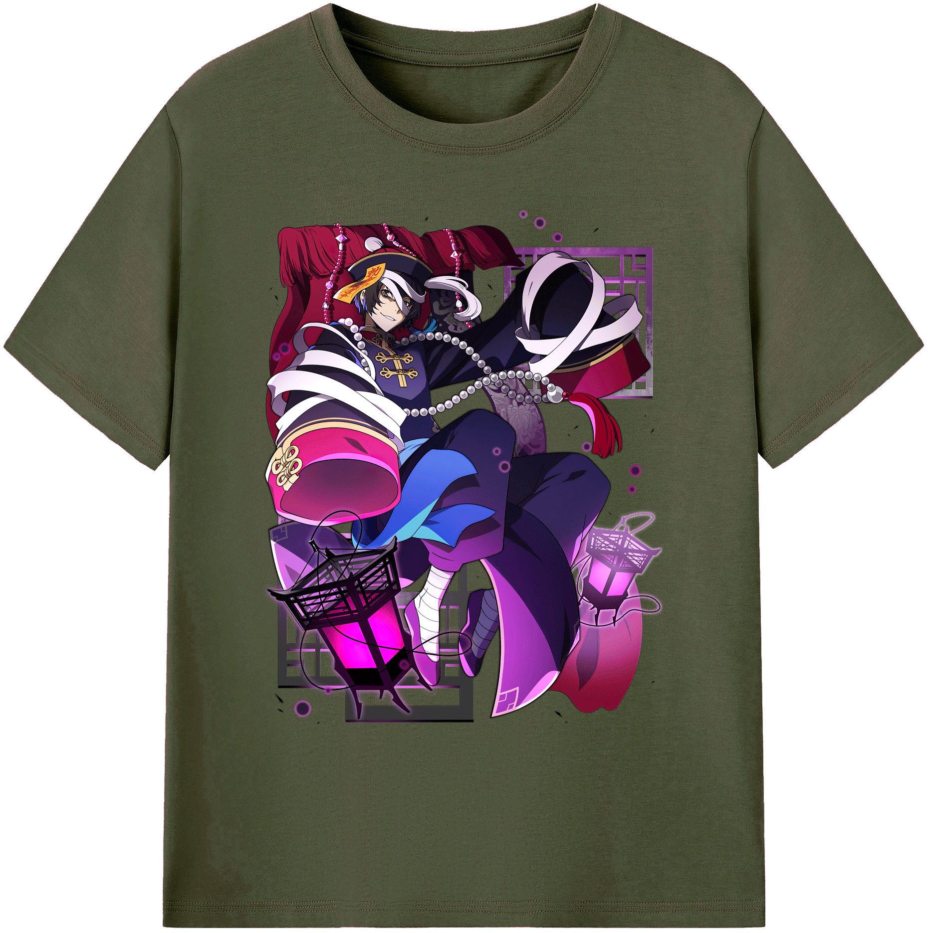 （画像用） 文豪ストレイドッグス Bungo Stray Dogs 綿100％ メンズ半袖Tシャツ｜肌触りやわらか＆通気性